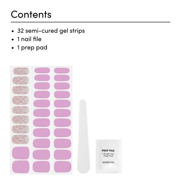 Dashing Diva Gloss Ultra Shine Gel Press-On Nails - Oh My Orchid - Picture 2 of 10